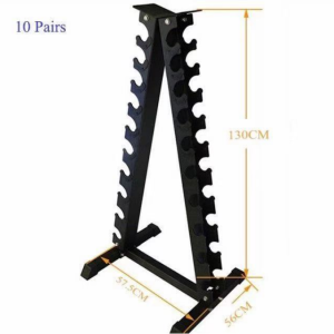A Frame Dumbbell Stand - 6 Pairs